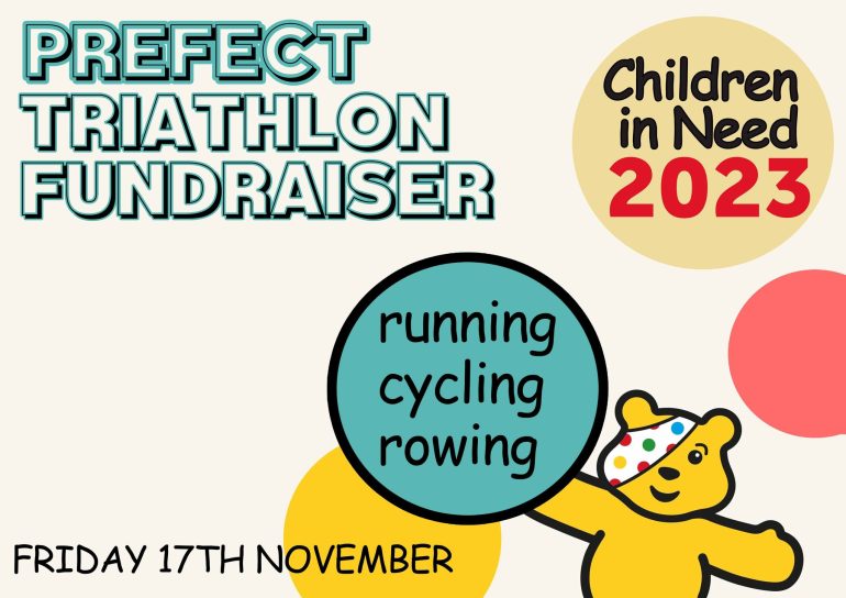 Winterhill School: Prefect Triathlon for Children In Need